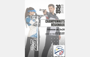Championnats Régionaux - 25/50m vitesse et 3x20